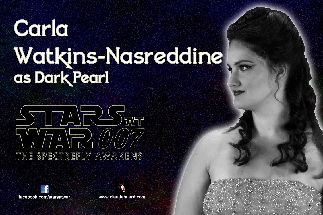 Carla Watkins-Nasreddine is Dark Pearl in Stars at War 007 - The Spectrefly Awakens